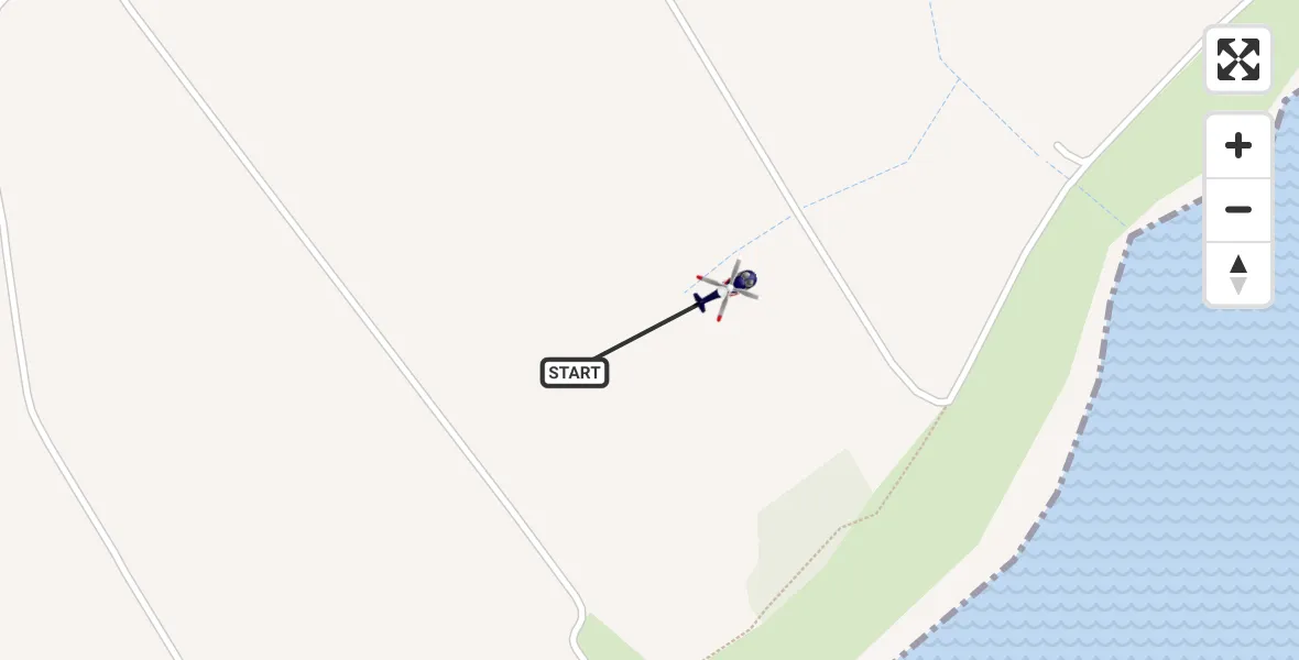 Flugroute Polizeihubschrauber Stolpe auf Usedom - Stolpe auf Usedom, 16 April 2026, 09:29