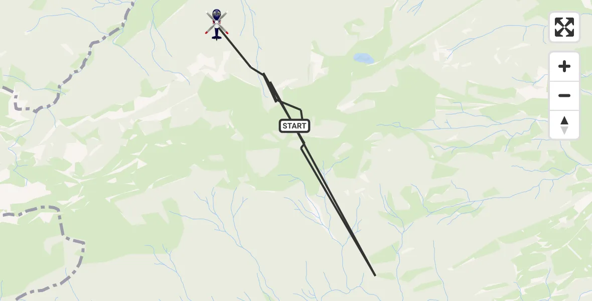 Flugroute Polizeihubschrauber Lenggries - Lenggries, 16 April 2026, 09:48