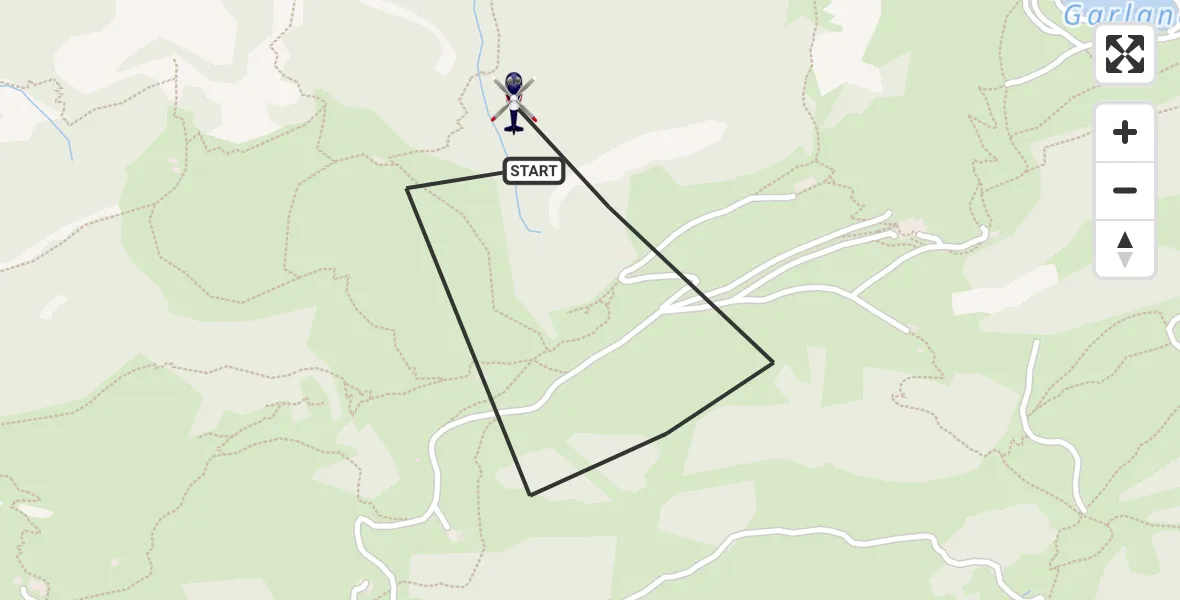 Flugroute Polizeihubschrauber Lenggries - Lenggries, 16 April 2026, 10:14