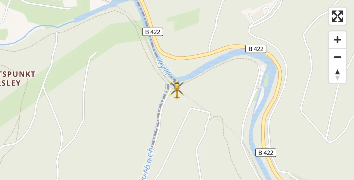 Flugroute Rettungshubschrauber Trier - Trier, 16 April 2026, 10:27