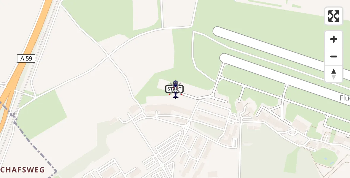 Flugroute Polizeihubschrauber Sankt Augustin - Sankt Augustin, 16 April 2026, 10:32