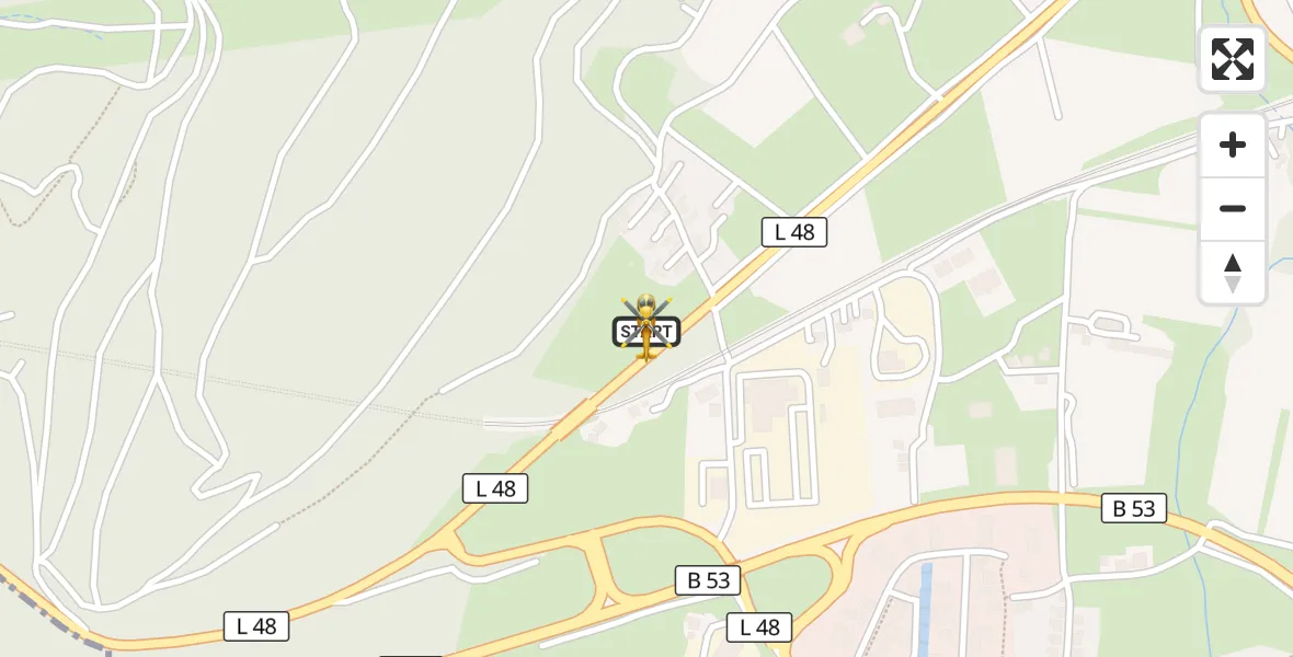 Flugroute Rettungshubschrauber Schweich - Schweich, 16 April 2026, 11:09