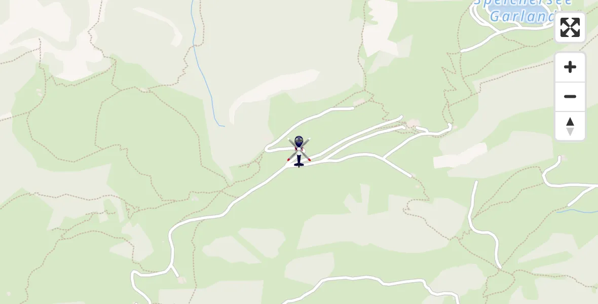 Flugroute Polizeihubschrauber Lenggries - Lenggries, 16 April 2026, 11:27