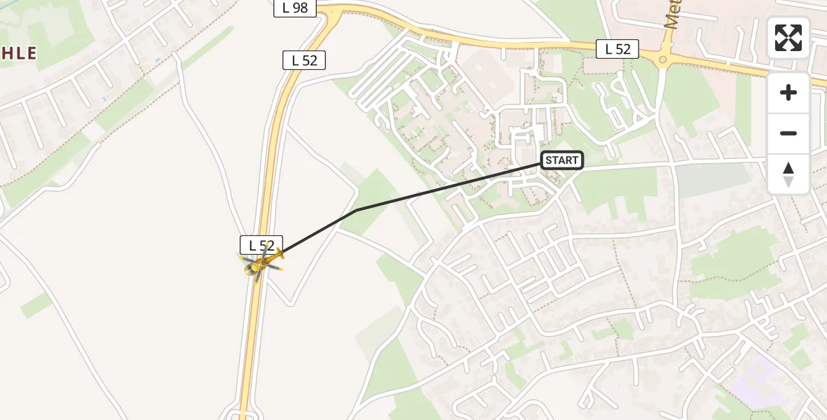 Flugroute Rettungshubschrauber Koblenz - Koblenz, 16 April 2026, 11:31
