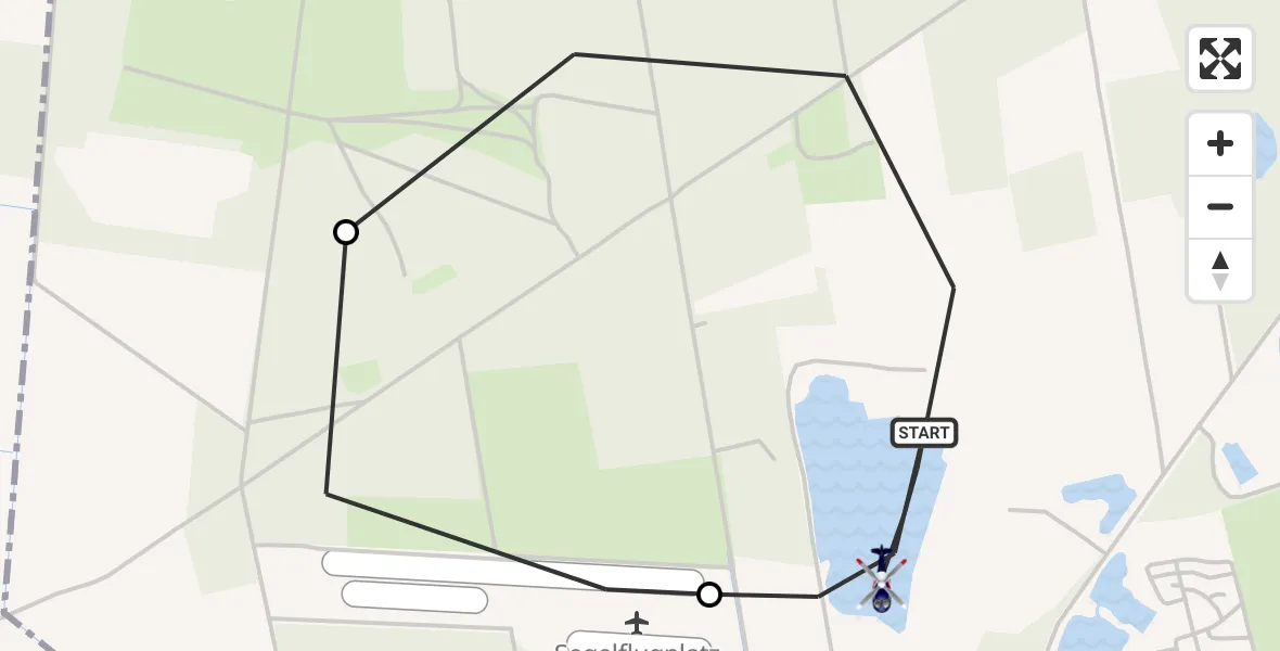 Flugroute Polizeihubschrauber Gifhorn - Gifhorn, 16 April 2026, 11:34