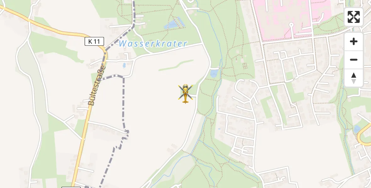 Flugroute Ambulanzhubschrauber Bad Oeynhausen - Bad Oeynhausen, 16 April 2026, 11:46