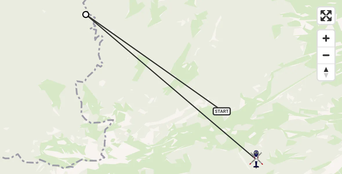 Flugroute Polizeihubschrauber Lenggries - Lenggries, 16 April 2026, 12:02