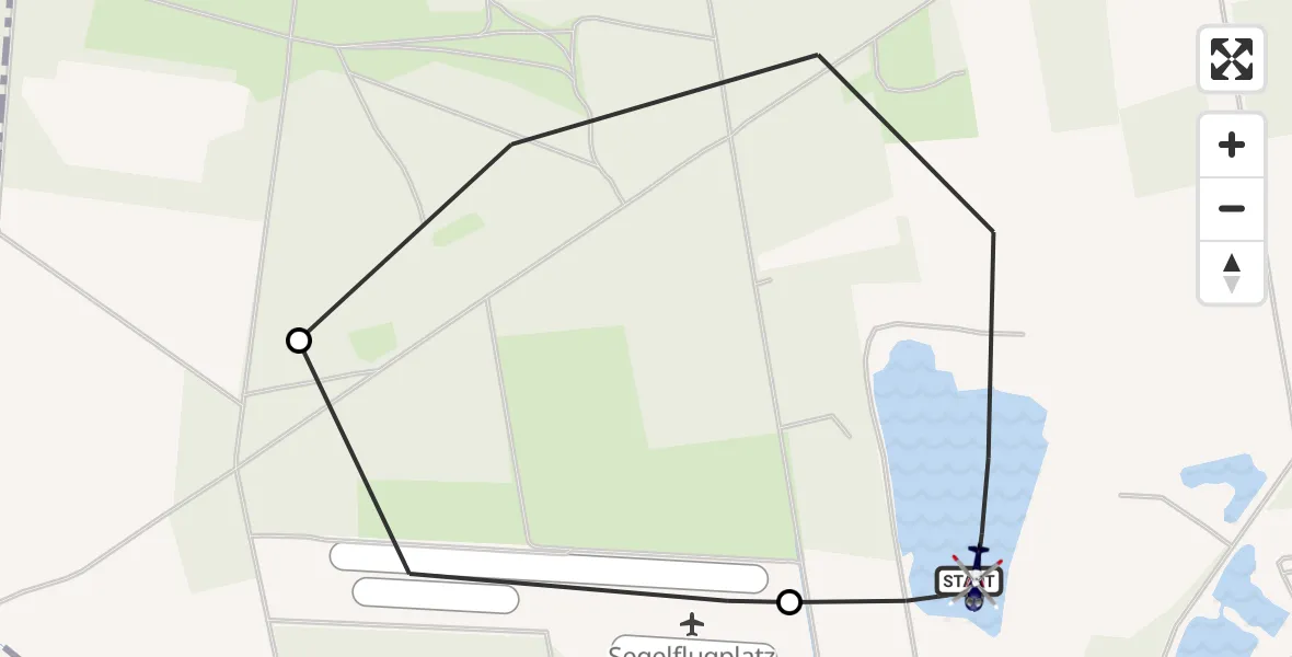 Flugroute Polizeihubschrauber Gifhorn - Gifhorn, 16 April 2026, 12:14