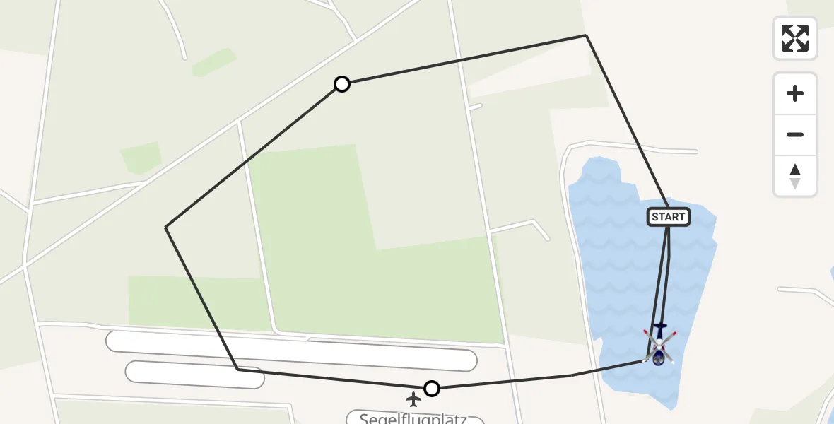 Flugroute Polizeihubschrauber Gifhorn - Gifhorn, 16 April 2026, 12:19