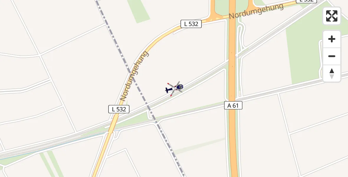 Flugroute Polizeihubschrauber Schifferstadt - Schifferstadt, 16 April 2026, 19:24
