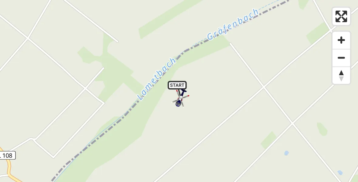 Flugroute Polizeihubschrauber Winterbach - Winterbach, 16 April 2026, 19:31