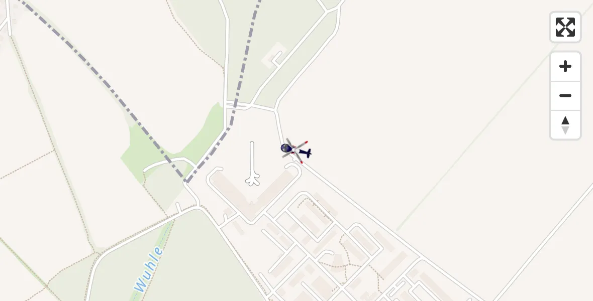 Flugroute Polizeihubschrauber Ahrensfelde Hubschrauberlandeplatz - Ahrensfelde Hubschrauberlandeplatz, 17 April 2026, 01:47