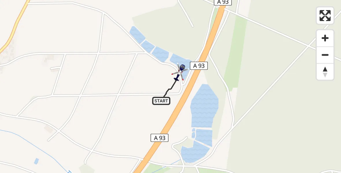 Flugroute Polizeihubschrauber Wiesau - Wiesau, 17 April 2026, 09:56