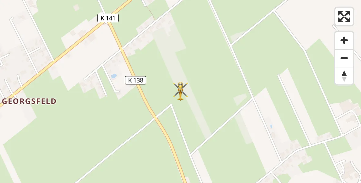 Flugroute Ambulanzhubschrauber Aurich - Aurich, 17 April 2026, 10:01