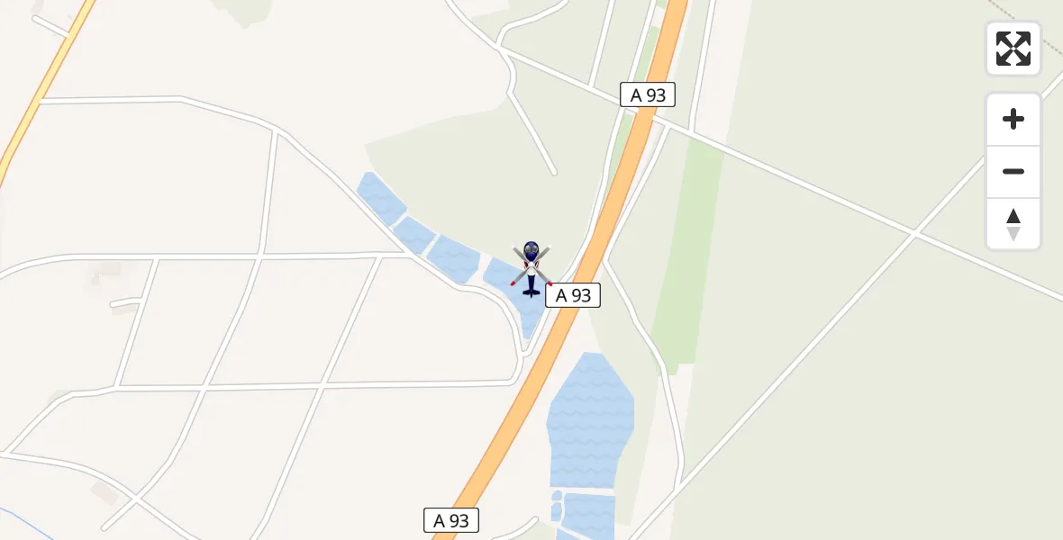 Flugroute Polizeihubschrauber Wiesau - Wiesau, 17 April 2026, 10:35