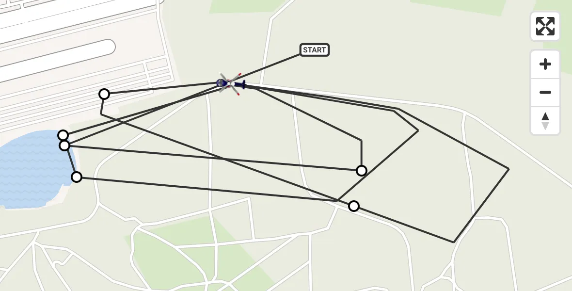 Flugroute Polizeihubschrauber Lüdinghausen - Lüdinghausen, 17 April 2026, 10:37