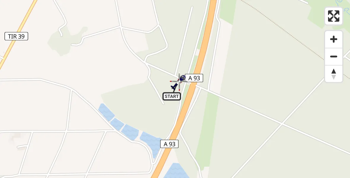 Flugroute Polizeihubschrauber Wiesau - Wiesau, 17 April 2026, 10:43