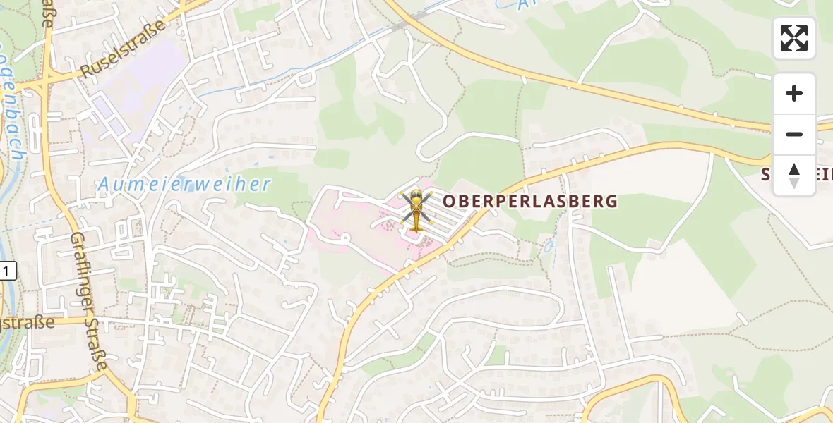 Flugroute Rettungshubschrauber Deggendorf - Deggendorf, 17 April 2026, 11:54