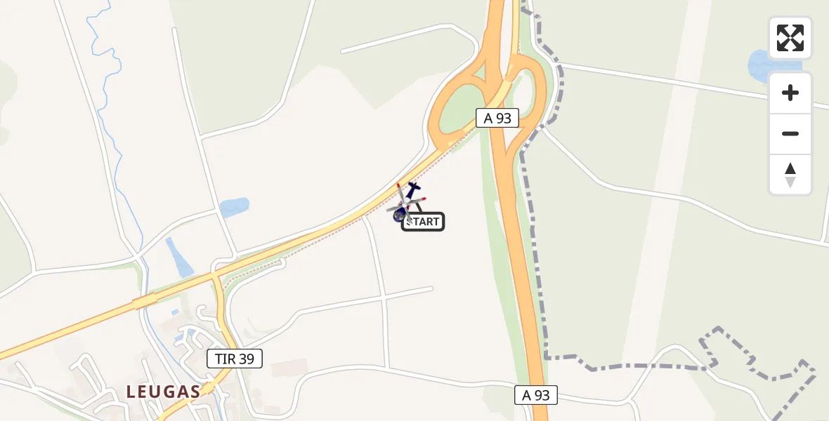 Flugroute Polizeihubschrauber Wiesau - Wiesau, 17 April 2026, 12:19