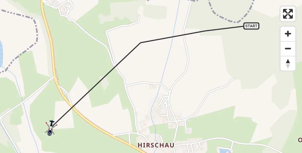 Flugroute Polizeihubschrauber Grabenstätt - Grabenstätt, 17 April 2026, 13:12