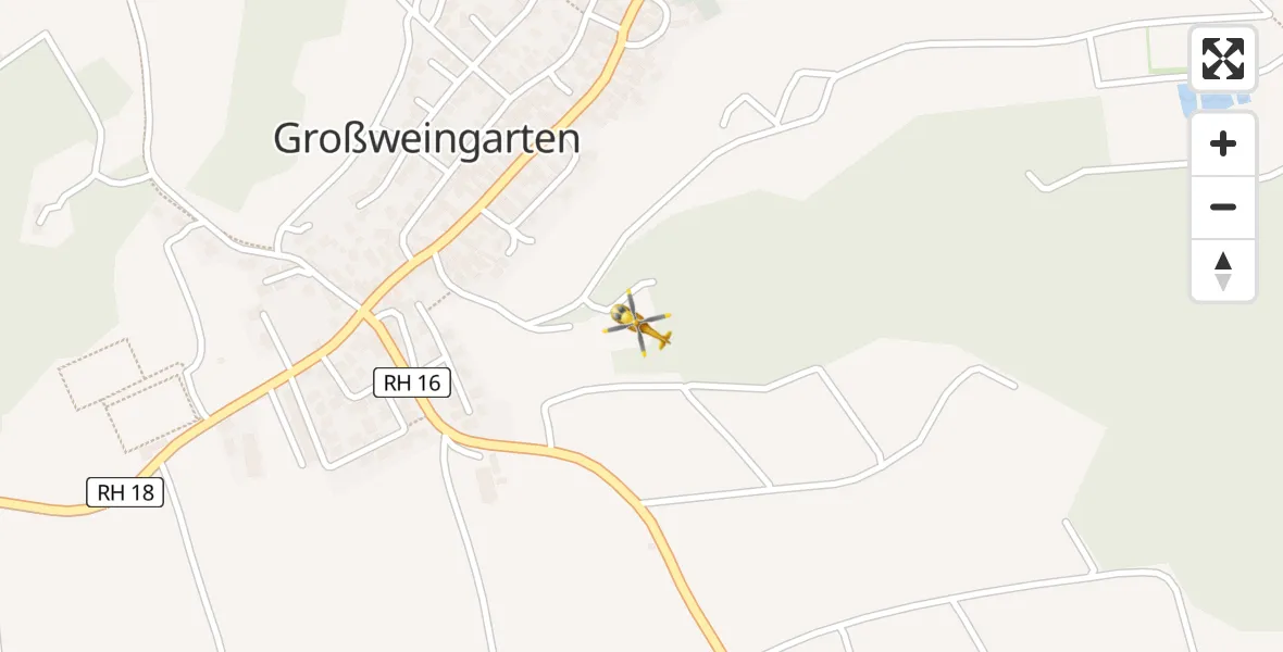 Flugroute Rettungshubschrauber Spalt - Spalt, 17 April 2026, 13:12