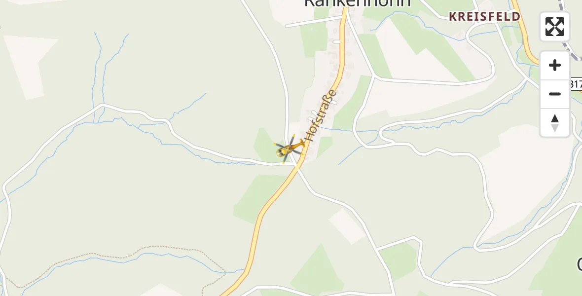Flugroute Rettungshubschrauber Eitorf - Eitorf, 17 April 2026, 13:17