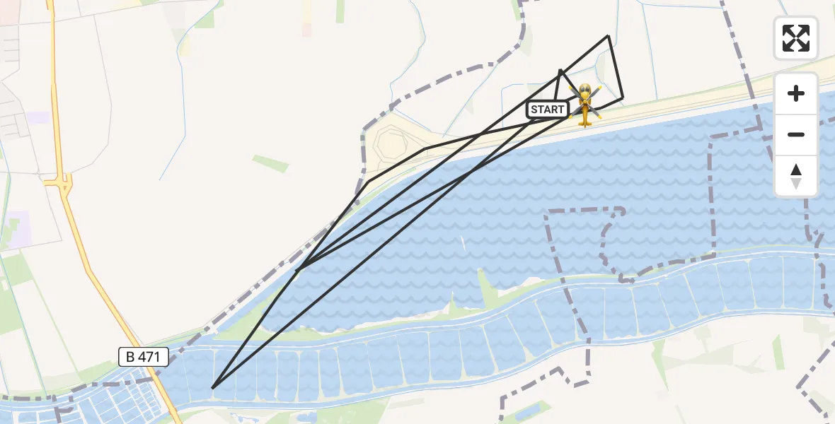 Flugroute Rettungshubschrauber Aschheim - Aschheim, 17 April 2026, 13:48