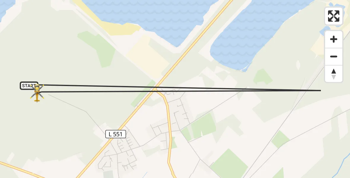 Flugroute Ambulanzhubschrauber Haltern am See - Haltern am See, 17 April 2026, 14:02