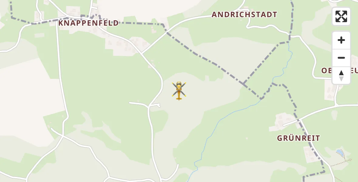 Flugroute Rettungshubschrauber Siegsdorf - Siegsdorf, 17 April 2026, 14:32