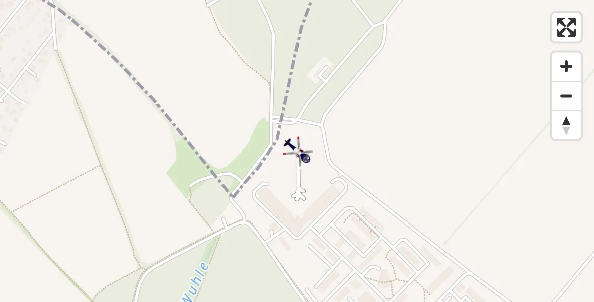 Flugroute Polizeihubschrauber Ahrensfelde Hubschrauberlandeplatz - Ahrensfelde Hubschrauberlandeplatz, 17 April 2026, 17:33