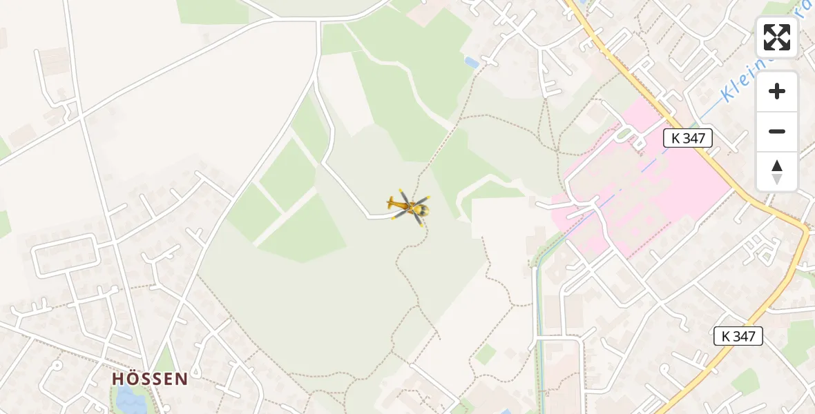 Flugroute Rettungshubschrauber Westerstede - Westerstede, 17 April 2026, 17:44