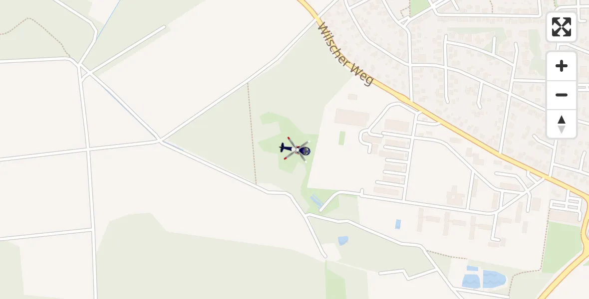 Flugroute Polizeihubschrauber Gifhorn Bundespolizei Hubschrauberlandeplatz - Gifhorn Bundespolizei Hubschrauberlandeplatz, 17 April 2026, 20:15