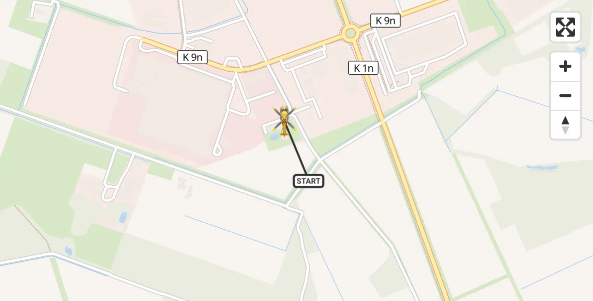 Flugroute Ambulanzhubschrauber Christoph  Westfalen-ADAC - Christoph  Westfalen-ADAC, 17 April 2026, 20:38