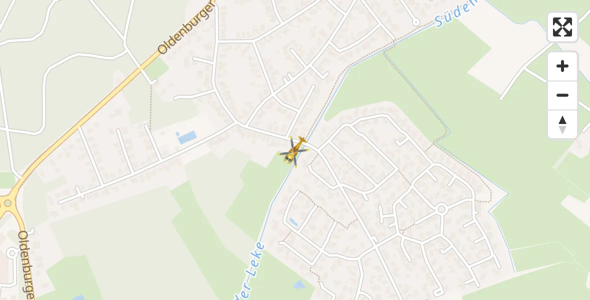 Flugroute Rettungshubschrauber Varel - Varel, 18 April 2026, 04:54