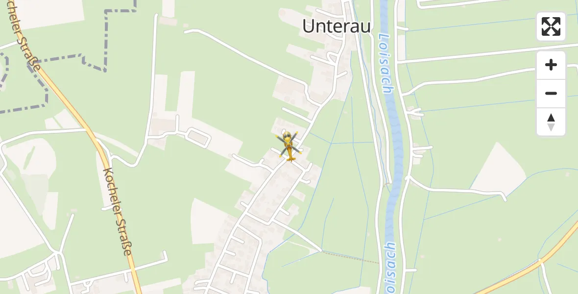 Flugroute Rettungshubschrauber Schlehdorf - Schlehdorf, 18 April 2026, 11:23