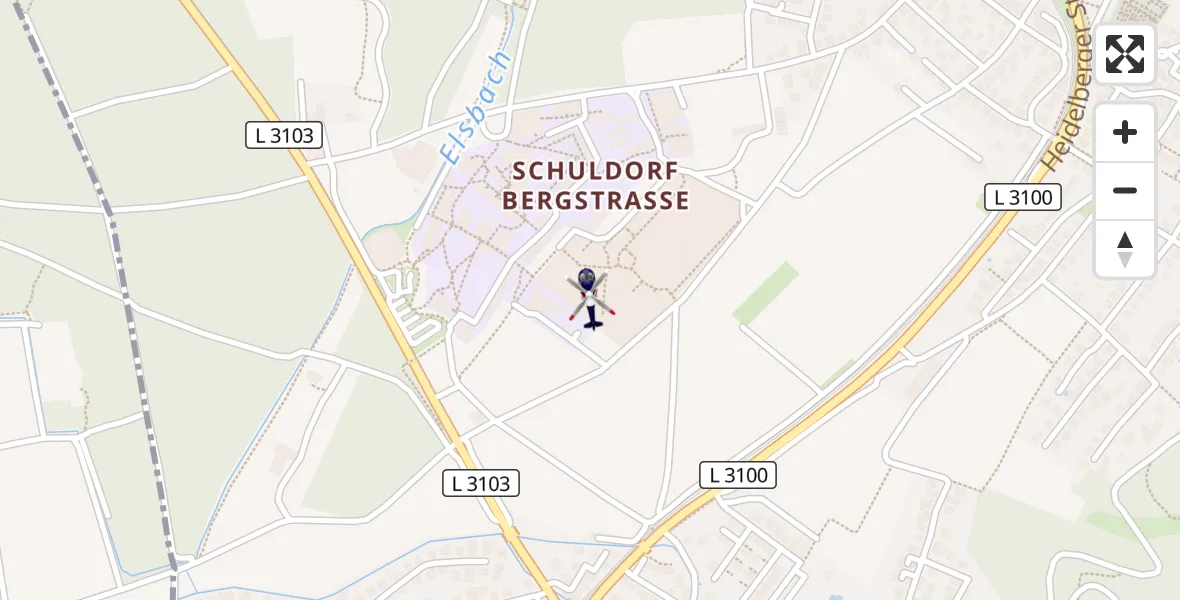 Flugroute Polizeihubschrauber Seeheim-Jugenheim - Seeheim-Jugenheim, 18 April 2026, 11:25
