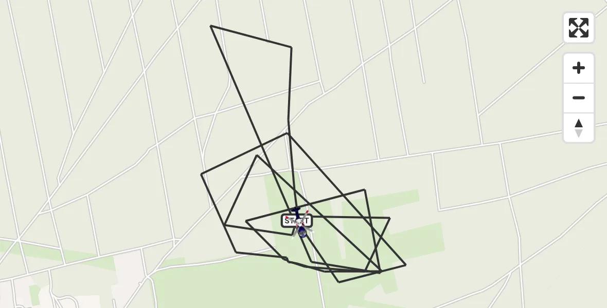 Flugroute Polizeihubschrauber Kremmen - Kremmen, 18 April 2026, 11:40
