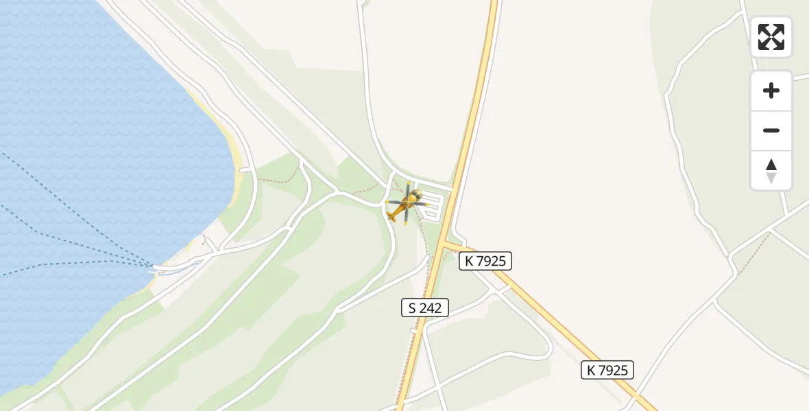 Flugroute Rettungshubschrauber Großpösna - Großpösna, 18 April 2026, 12:06