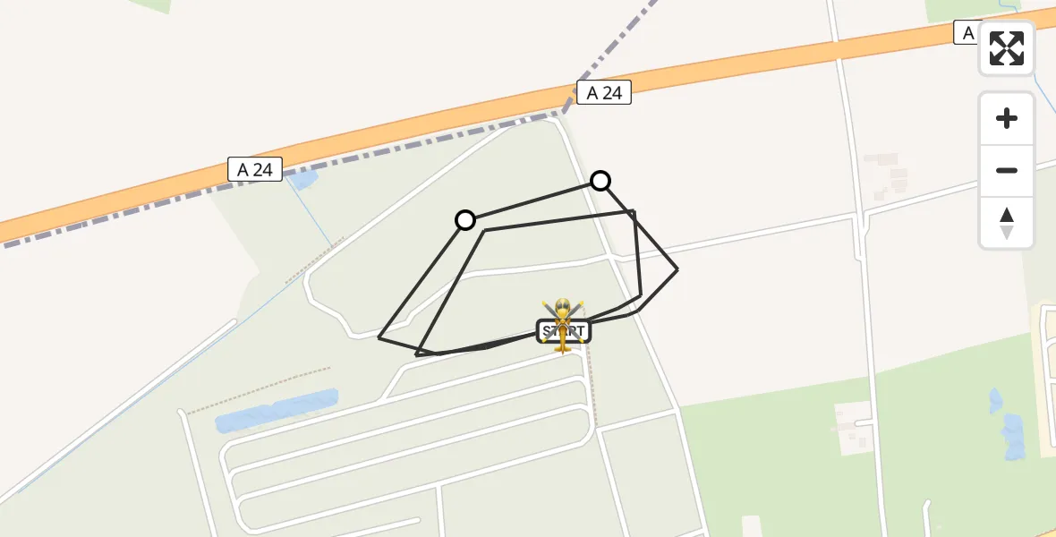 Flugroute Ambulanzhubschrauber Reinbek - Reinbek, 18 April 2026, 12:56