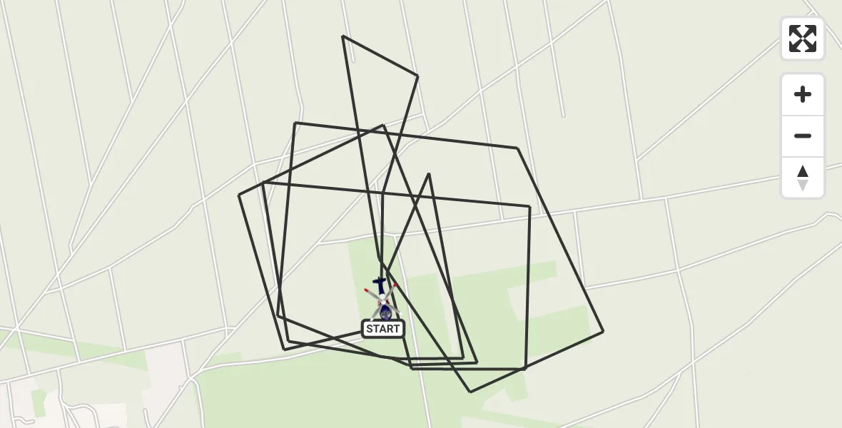 Flugroute Polizeihubschrauber Kremmen - Kremmen, 18 April 2026, 13:18