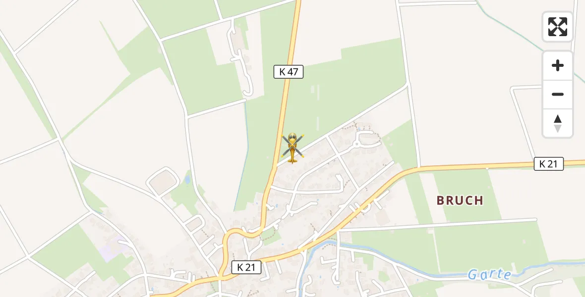 Flugroute Rettungshubschrauber Gleichen - Gleichen, 18 April 2026, 15:59