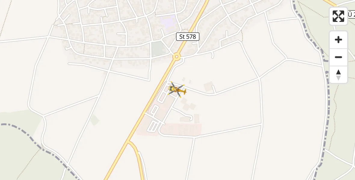 Flugroute Rettungshubschrauber Kist - Kist, 18 April 2026, 16:02