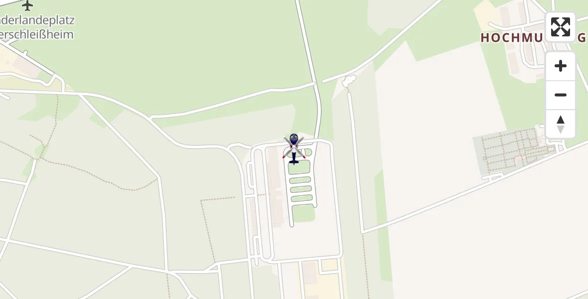 Flugroute Polizeihubschrauber Oberschleißheim - Oberschleißheim, 19 April 2026, 09:13