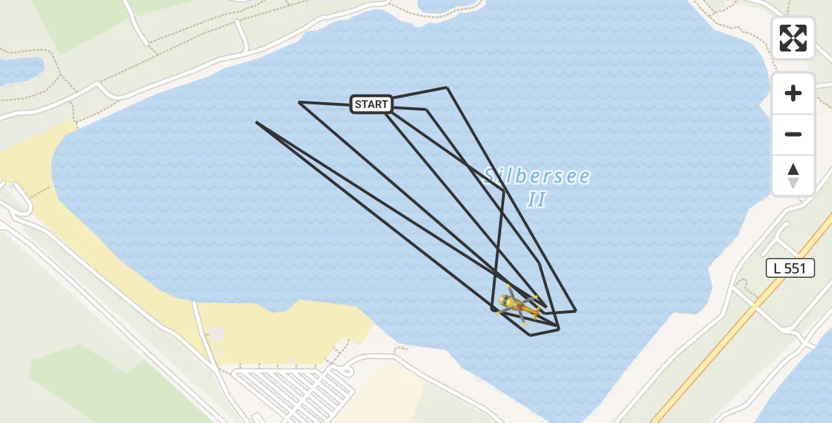 Flugroute Ambulanzhubschrauber Haltern am See - Haltern am See, 19 April 2026, 09:26