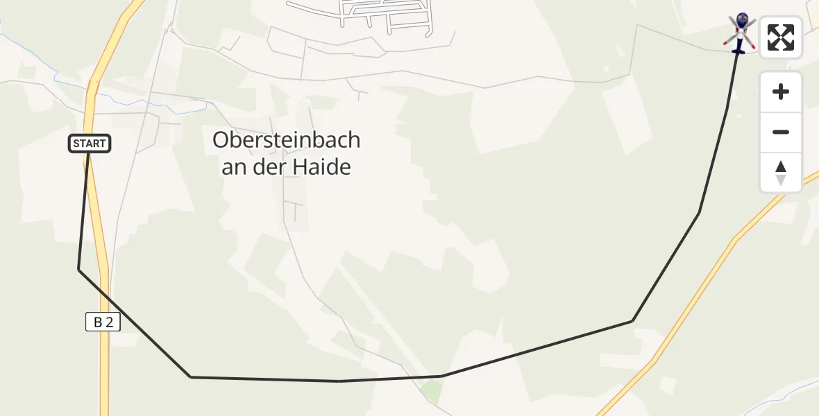 Flugroute Polizeihubschrauber Roth - Roth, 19 April 2026, 09:57