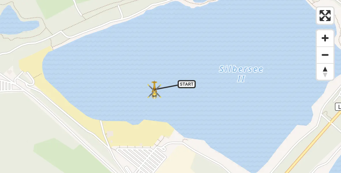 Flugroute Ambulanzhubschrauber Haltern am See - Haltern am See, 19 April 2026, 10:45