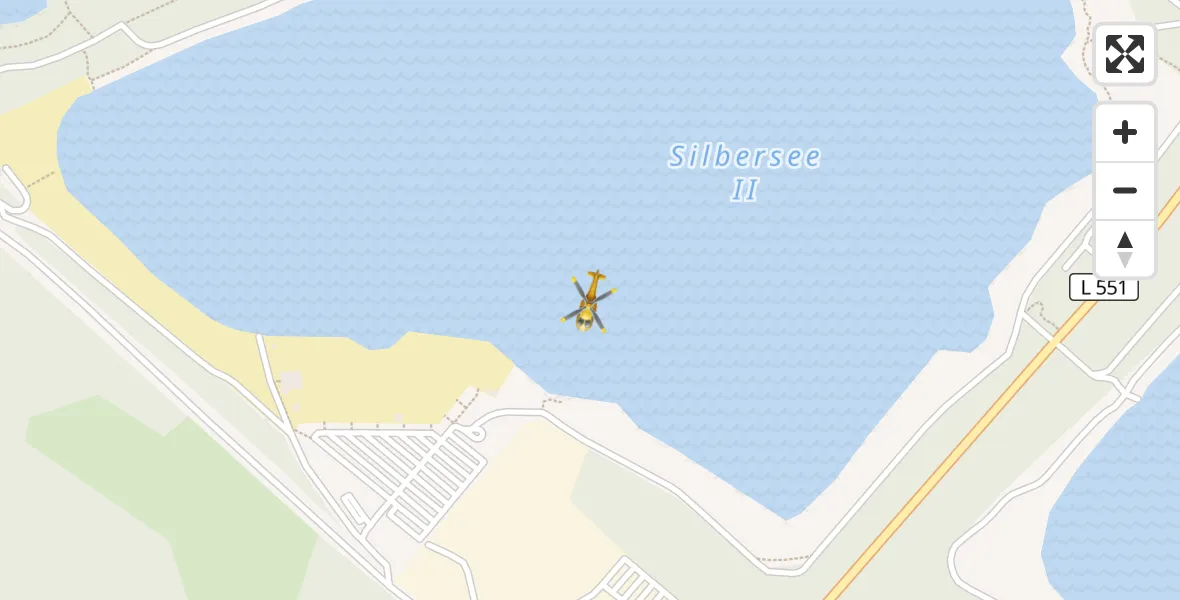 Flugroute Ambulanzhubschrauber Haltern am See - Haltern am See, 19 April 2026, 11:07