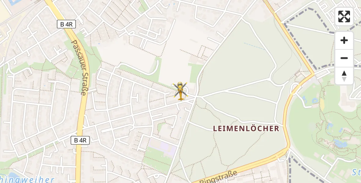 Flugroute Rettungshubschrauber Nürnberg - Nürnberg, 19 April 2026, 13:51