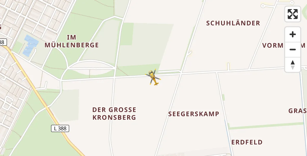 Flugroute Rettungshubschrauber Hannover - Hannover, 21 April 2026, 08:33