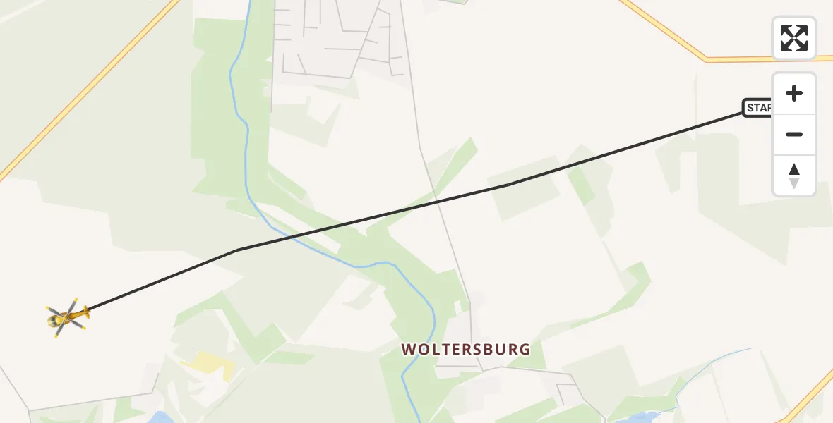Flugroute Rettungshubschrauber Uelzen - Uelzen, 21 April 2026, 12:11